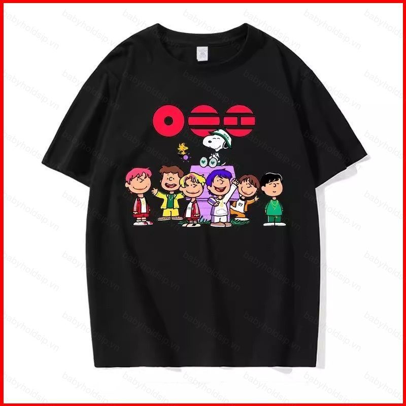 BS1 Snoopy BTS WORLD TOUR 2026 Áo thun ARIRANG KPOP J-HOPE JUNG KOOK JIN RM BT21 áo ngắn tay SB1