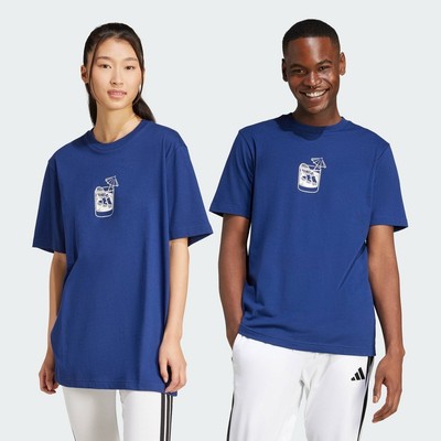 adidas Phong cách sống Áo Thun Graphic Lounge Drink Nam Màu xanh da trời JJ4014