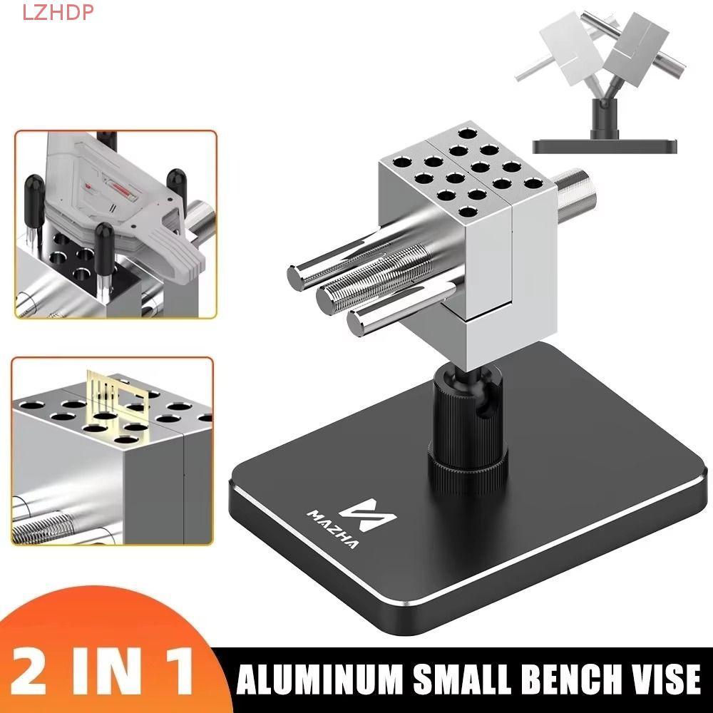 LZHDP Mini Table Vise, Model Assembly Model Building 2in1 Bench Vise, Kẹp có thể điều chỉnh Kẹp chín