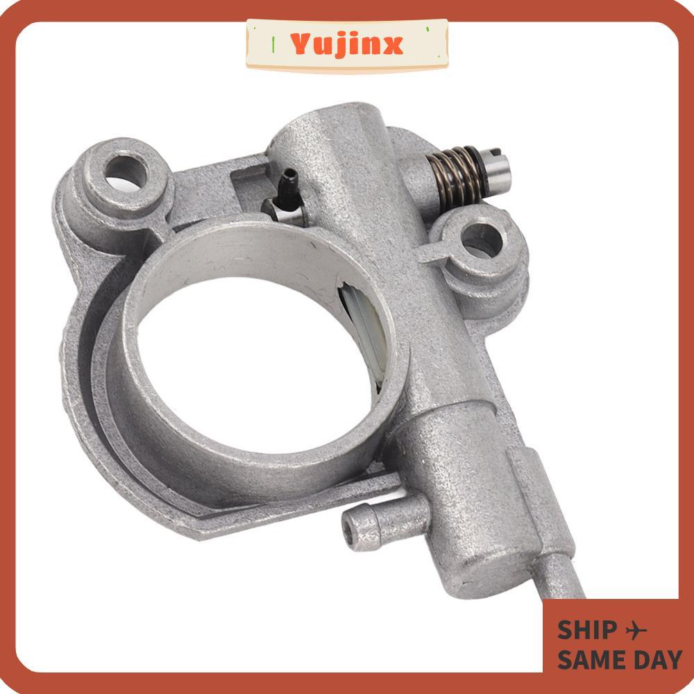 Máy bơm dầu cưa xích YUJINX, Sắt Dễ dàng lắp đặt Lắp ráp dầu tự động, Phụ tùng thay thế cưa xích bạc