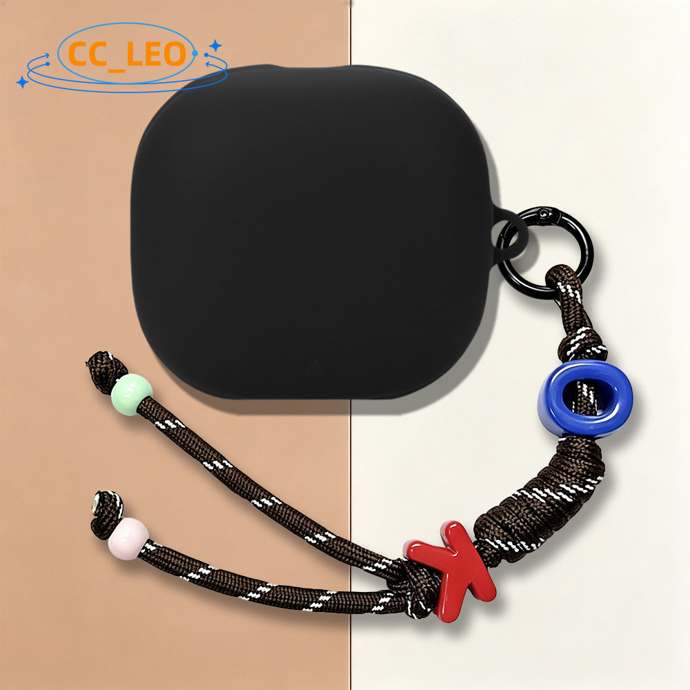 Suitable for Anker Soundcore Liberty 4 Pro Case Silicone Soft Case Cute OK Lanyard Compatible with S