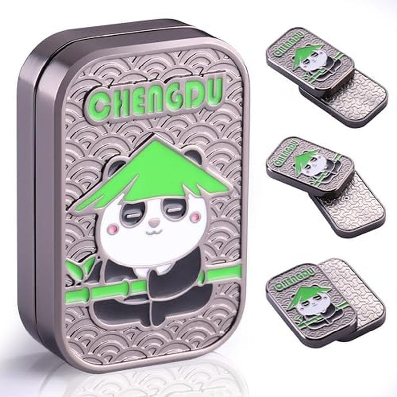 Fidget Slider Fidget Toys Người lớn Kim loại Fidget Slider Từ tính EDC Haptic Fidget Đồ chơi dành ch