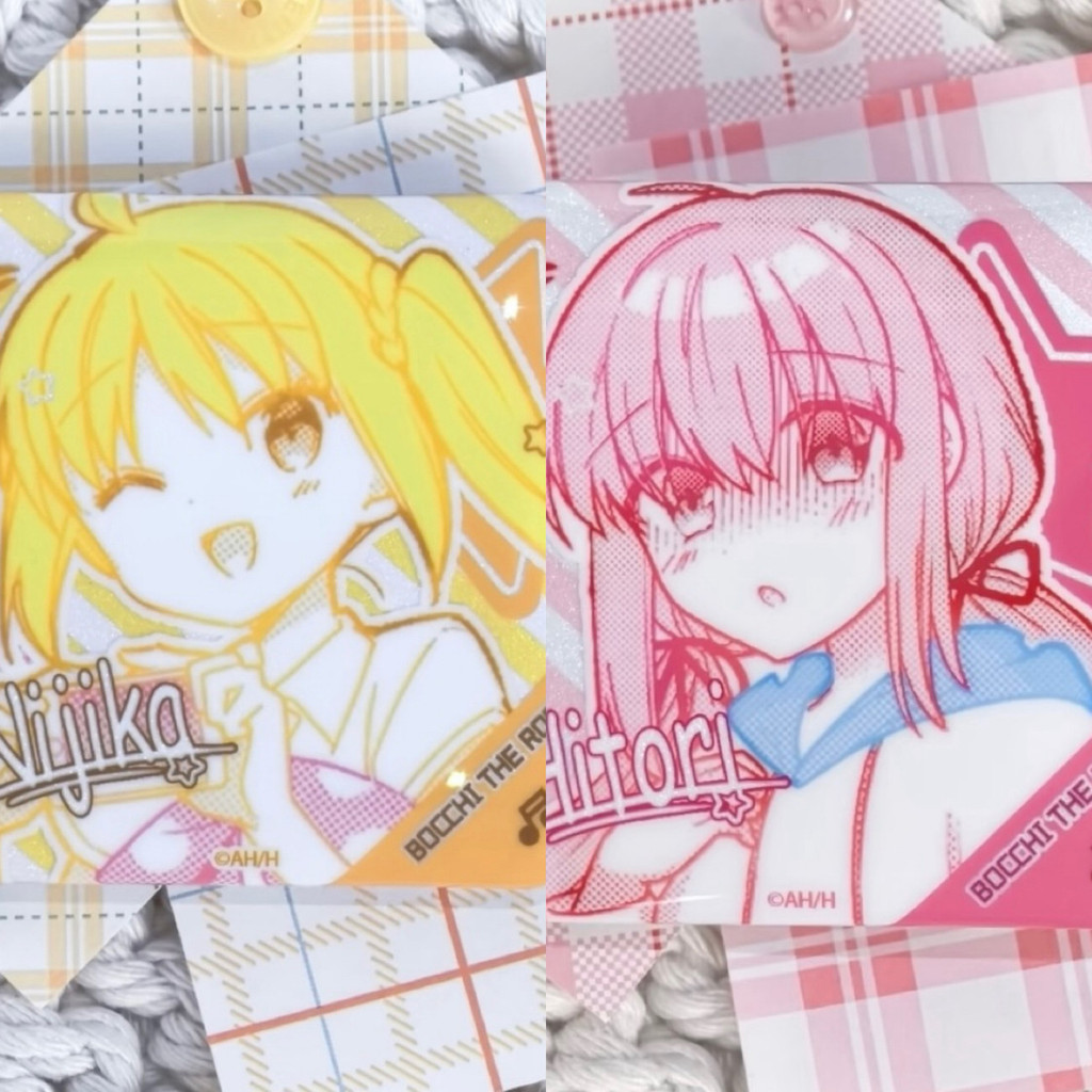 Bocchi The Rock Trang Phục Anime Huy Hiệu Chân ‌Ijika Nijika Hitori Gotoh Nữ Thổ Cẩm Hoạt Hình Cospl