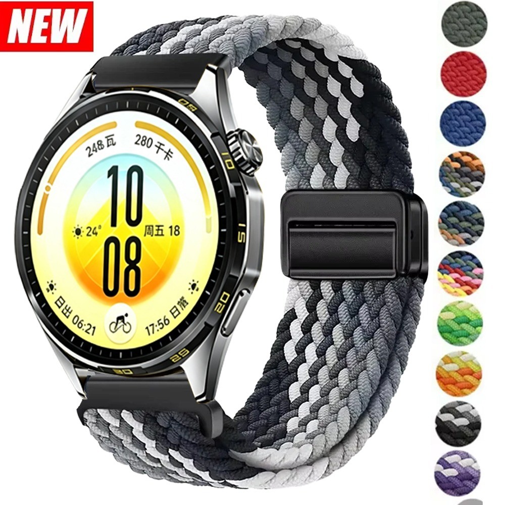 Dây đeo vòng Nylon bện cho Huawei GT7 / GT6 Pro 46mm Dây đeo vòng tay cho Huawei GT7 46mm GT6 GT5 GT
