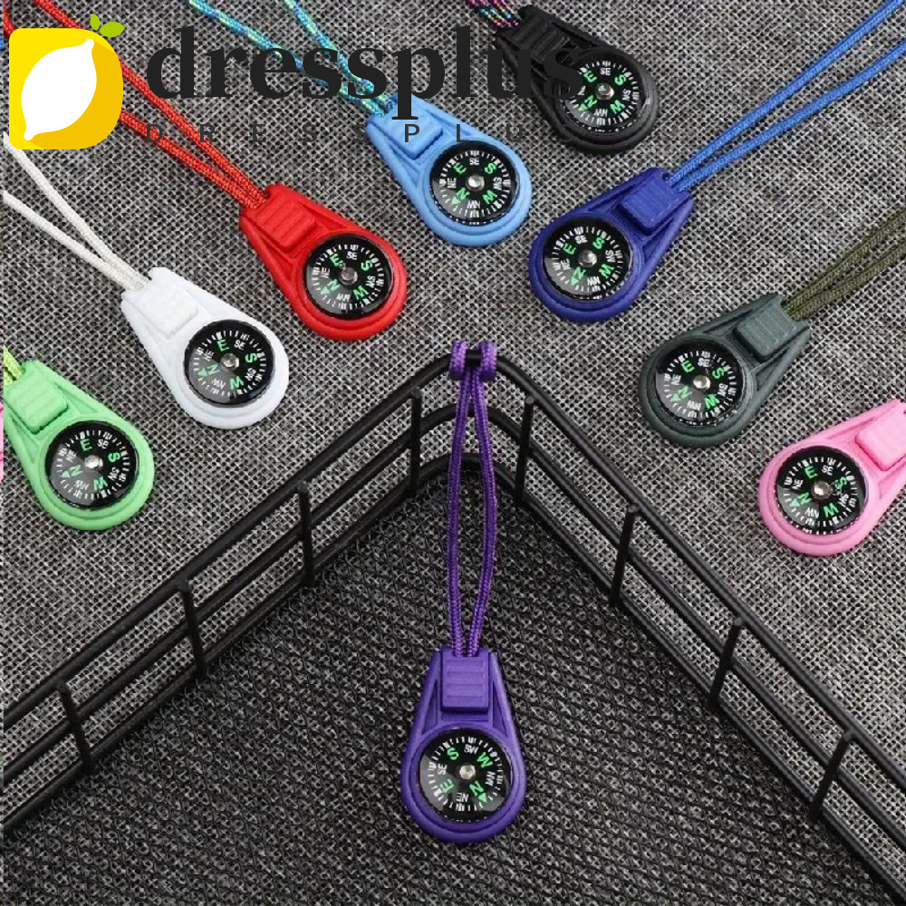 DRESSPLUS Mini Survival La bàn, La bàn bỏ túi đựng đồ lưu niệm chống nước, Khóa la bàn Di động Đa ch
