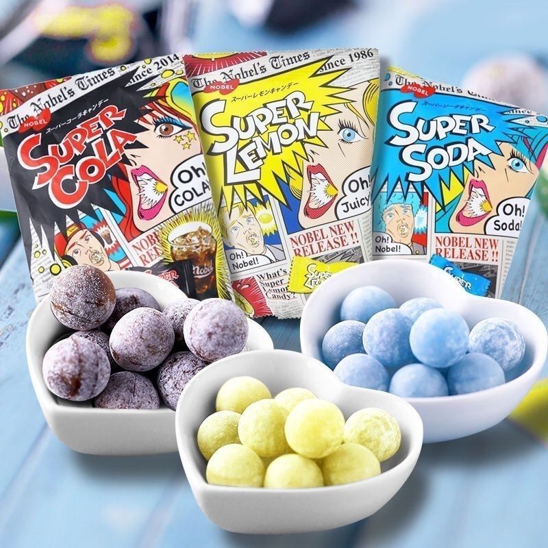 Nobel Screaming Sour Candy Lemon Hard Candy Snacks Japan Nobel Sour Candy 8 / 21 / 3