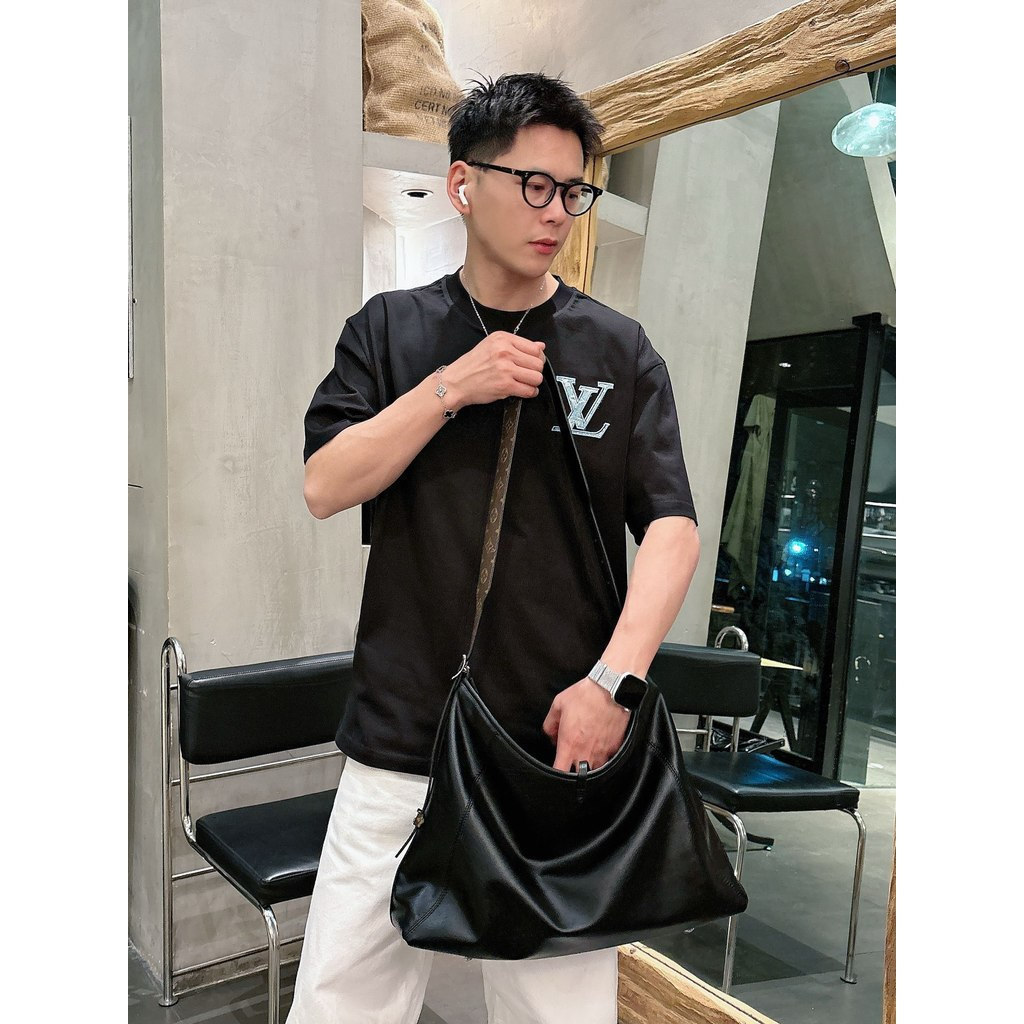 Louis Vuitton / LV Louis Vuitton 2026 Đầu Xuân Phong Cách Mới Áo Thun Ngắn Tay Nam Nữ Cặp Đôi Phong 