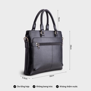 Cặp công sở Trita (Thời trang nam đa năng - Cặp da TCA12) Bagsmart