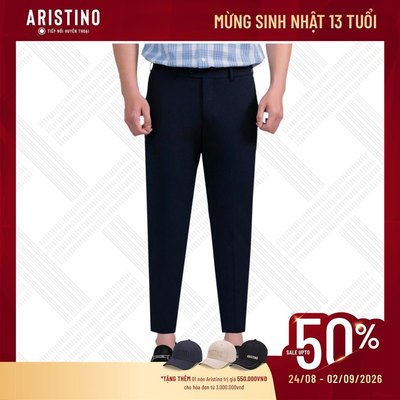 Quần Âu Nam Aristino Cropped Thanh lịch thời trang co giãn ATR0220S2