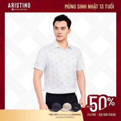 Áo Sơ Mi Ngắn Tay Nam Aristino Business Perfect Fit 1SS227SAH2