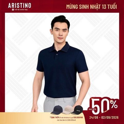 Áo thun có cổ ngắn tay Aristino Business 1PS221SAH2