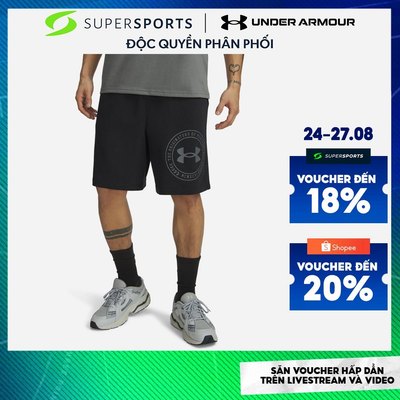 Quần Ngắn Thời Trang Nam Under Armour Rival Lightweight Graphic - 6014689-001 ADS09 LS400