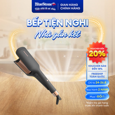 Máy Uốn Tóc Sóng ION Âm BlueStone HSB-1733 | 100W – Uốn Sóng Tự Nhiên – Giữ Nếp Bền – Bảo Vệ Tóc – BH 2 Năm