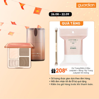 Combo Phấn Bắt Sáng & Tạo Khối Judydoll Highlight & Contour 9G & Kem Lót Judydoll Mattifying Makeup Base 30G