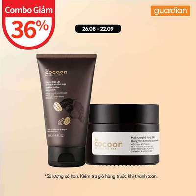 Combo Tẩy Tế Bào Chết Mặt Cocoon Cà Phê Đắk Lắk 150ml & Mặt Nạ Cocoon Chiết Xuất Nghệ Hưng Yên 30ml