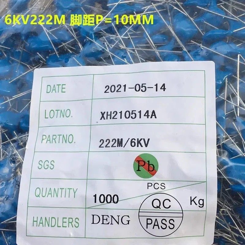 1000 CÁI / Trọn gói 1KV 2KV 3KV 6KV tụ gốm điện áp cao 101 / 221 / 471 / 102 / 222 / 472 / 103 470PF