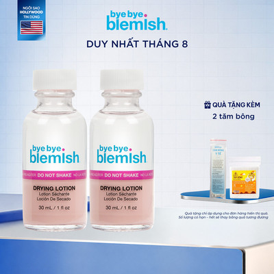 [Combo ưu đãi] 2 Chấm Mụn/Thâm Mụn Bye Bye Blemish cho tất cả các loại mụn trên mặt 30ml x 2