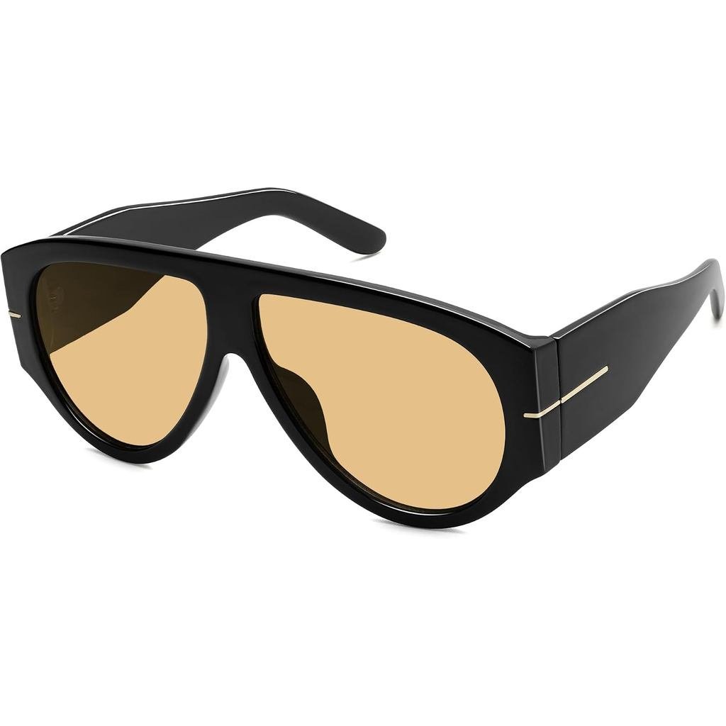 Oversized Retro Aviator Sunglasses Womens Mens 70s Classic Vintage Sun Glasses AR82227