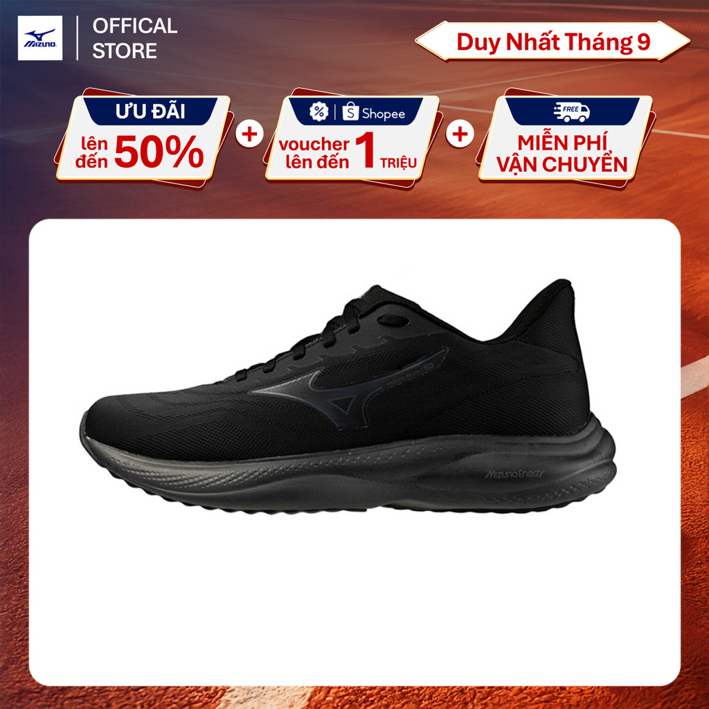 Giày Chạy Bộ Unisex Mizuno Mizuno Revolt 4 - Đen - J1GC251432