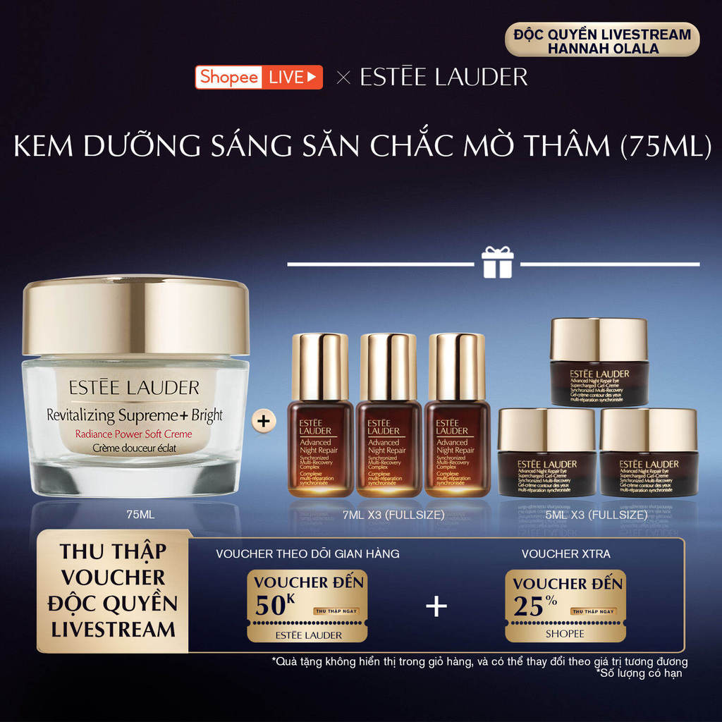 [Estee Lauder x Hannah] Kem dưỡng Estée Lauder Revitalizing Supreme+ Bright Radiance Power Soft Crèm
