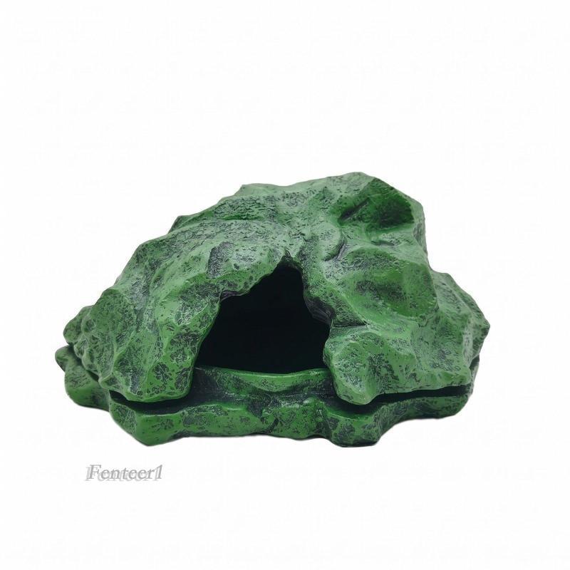 Pet Rock Hide Dễ dàng làm sạch Nơi ẩn náu bằng đá giả Đế ổn định cho Terrarium