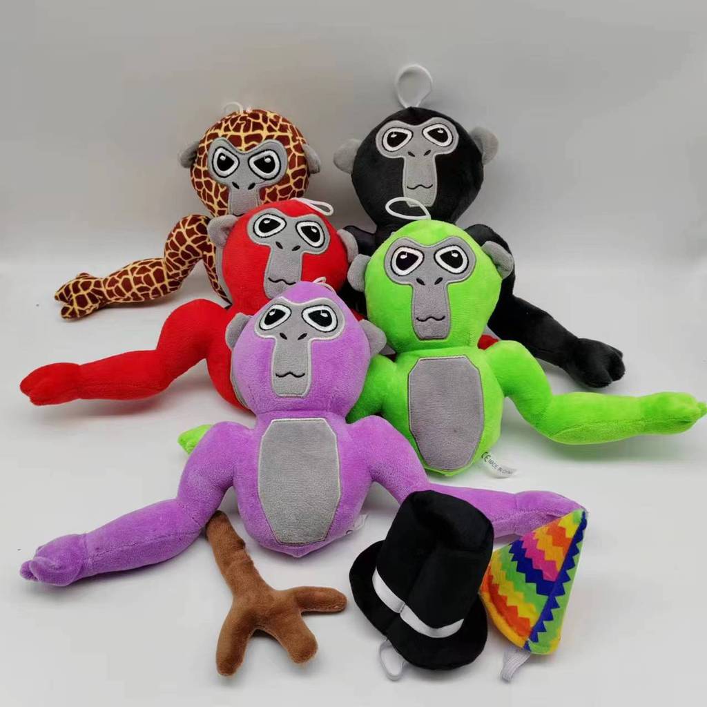 Hàng Mới Về Gorilla Tag Monke Sang Trọng, Trò Chơi Gorilla Đen Ngoại Vi Mềm Mại Hợp Thời Trang Nhồi 