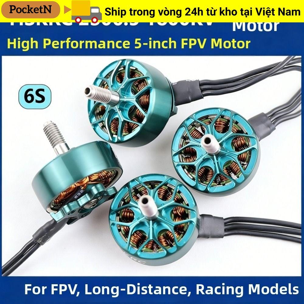 POCKETN Flying Racing Motor, Màu xanh 2306.5 1800KV Crossover Machine Không chổi than MotorRacing Dr