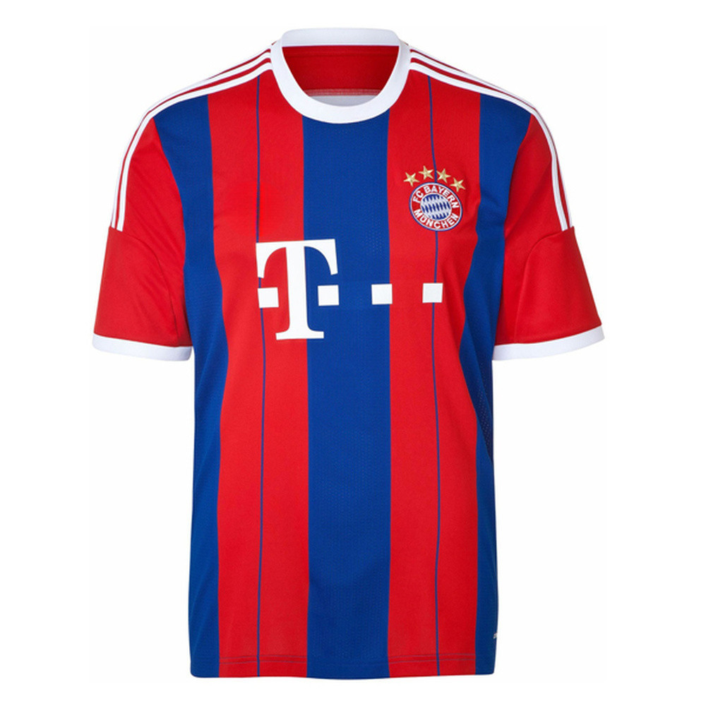 Bayern Munich Home Retro Jersey 14-15 Game Season Đỏ Xanh Nền Màu Jersey Slim fit Phong Cách Thoáng 
