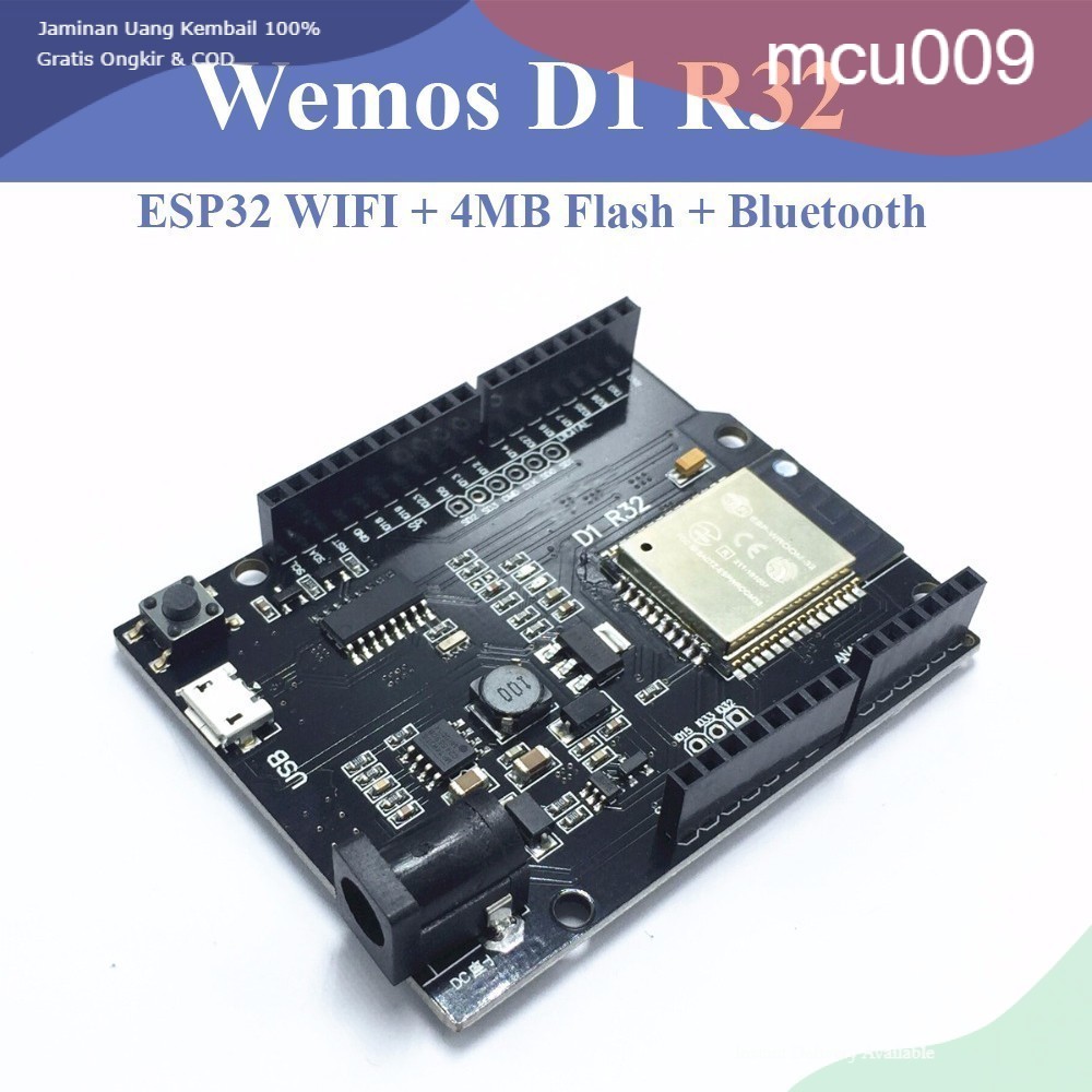 Mạch Arduino Wemos D1 R32 - Kit ESP32 WiFi Bluetooth UNO R3
