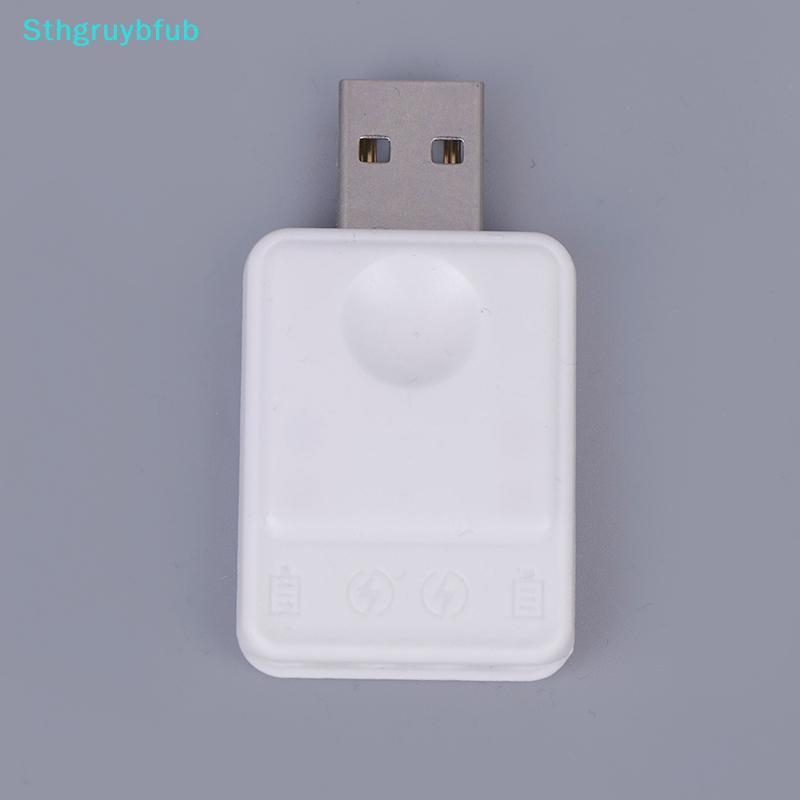 Sthgruybfubw CR425 Sạc Pin Phao Câu Cá Điện Sạc CR425 Pin Sạc USB 2 Lỗ Sạc Adapter Cho Đèn LED Câu C