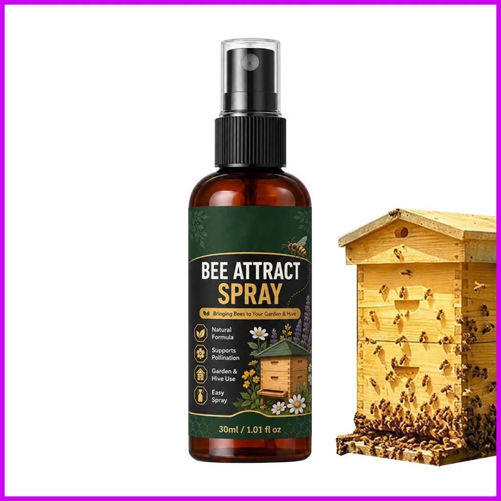Bee Natural Outdoor Garden Pollinator Hỗ trợ Honey Bee Attractant Spray cho trang trại Hoa ăn quả Tổ