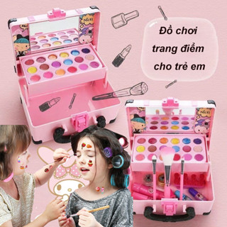  Bộ Đồ Chơi Mỹ Phẩm Dành Cho Bé Gái,Hộp dụng cụ trang điểm đồ chơi cho bé,Chất Liệu An Toàn Và Không Độc Hại 