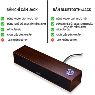 Loa vi tính 2.0 để bàn Leerfei,Speaker Công Suất Lớn Dùng Cho Máy Vi Tính PC, Laptop, Tivi