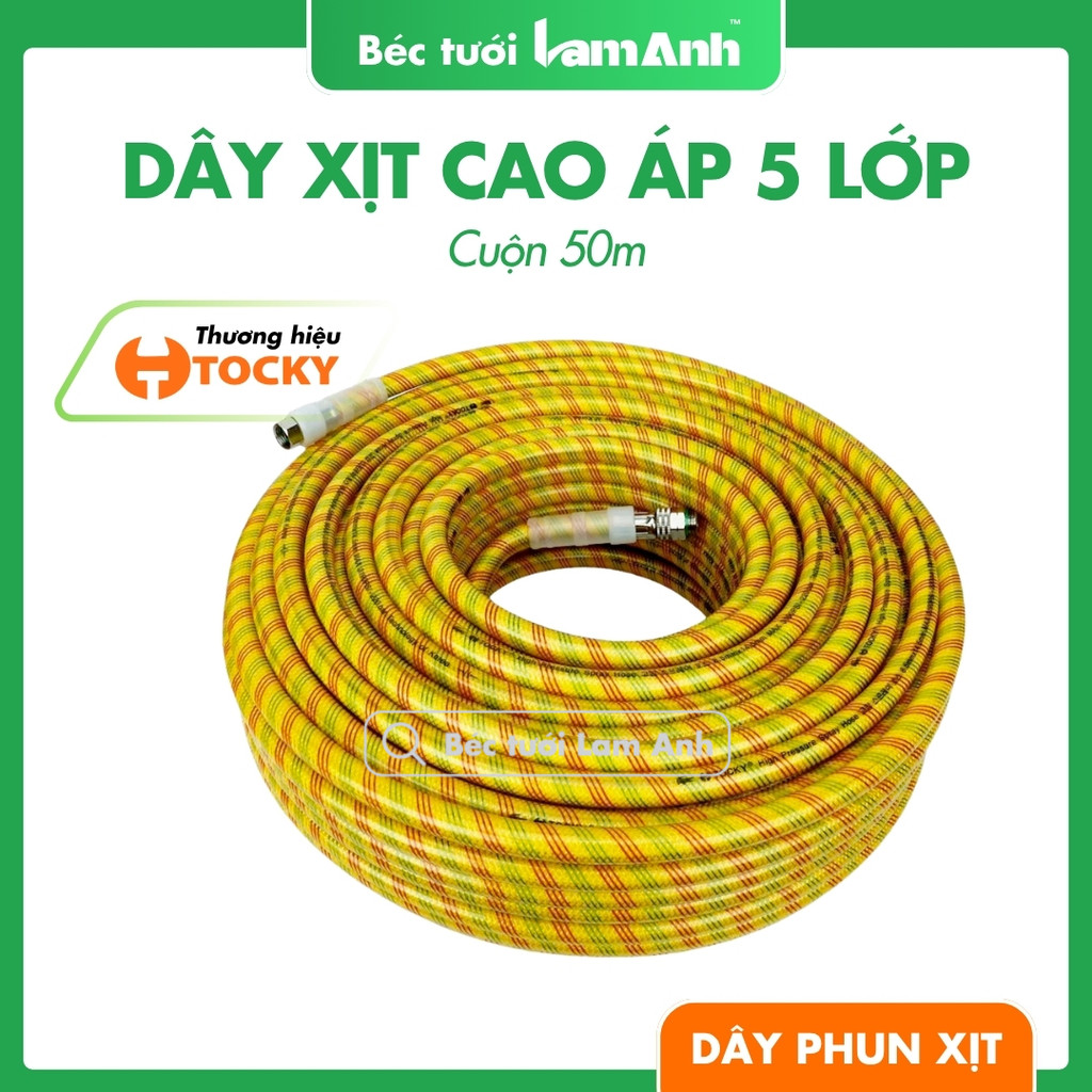 ỐNG DÂY XỊT THUỐC SÂU 8.5MM,CUỘN 50M,3 LỚP 5 LỚP PHUN XỊT THUỐC DÂY RỬA XE ÁP LỰC CAO HIỆU MUSKITA T