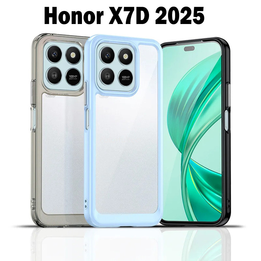 Ốp điện thoại TPU đầy màu sắc trong suốt cho Honor X7D X7 D X 7D HonorX7D 4G 5G 2025 Túi khí trong s
