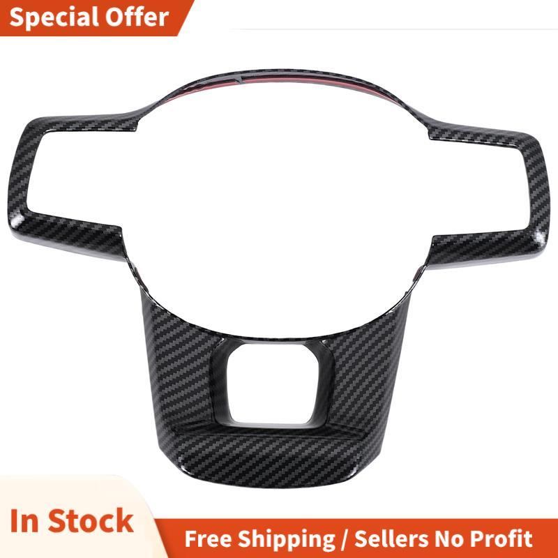 Xe Ô Tô Sợi Carbon Vô Lăng Bảng Bao Viền Trang Trí Khung Miếng Dán Cho Sorento MQ4 2021 2022