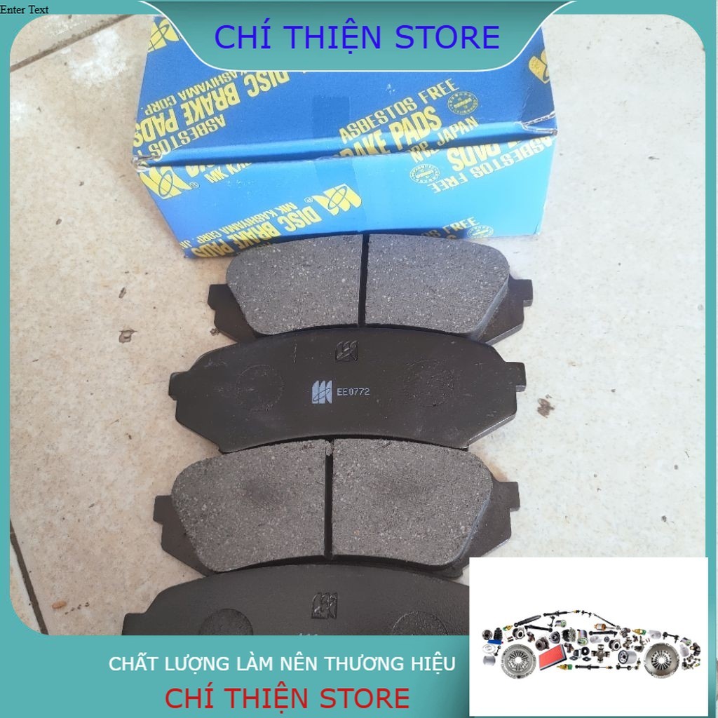 Bố thắng, má phanh Sau Toyota Land Cruiser/Lexus LX470 1998-2007 MK NHẬT BẢN ( Gồm 4 miếng)