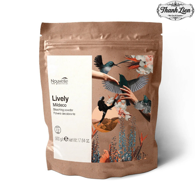[ LT ] Bột tẩy Lively không Ammonia Free Bleaching Powder Nouvelle 500ml
