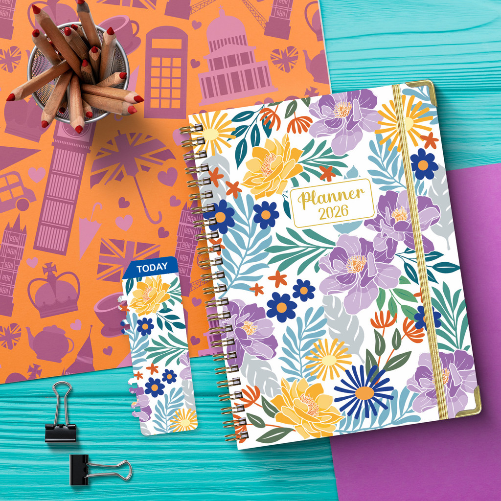 Notepad tiếng Anh / Máy tính để bàn A5 Máy tính xách tay xoắn ốc / Ghi nhớ Notepad hàng ngày
