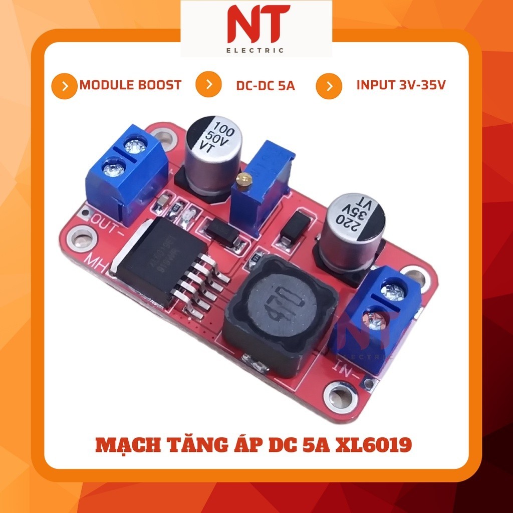 029 Mạch tăng áp DC 5A XL6019