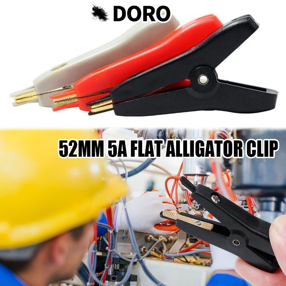 Kẹp cá sấu DORO LCR Kelvin Cách nhiệt 5A 52mm LCR Kelvin Clip
