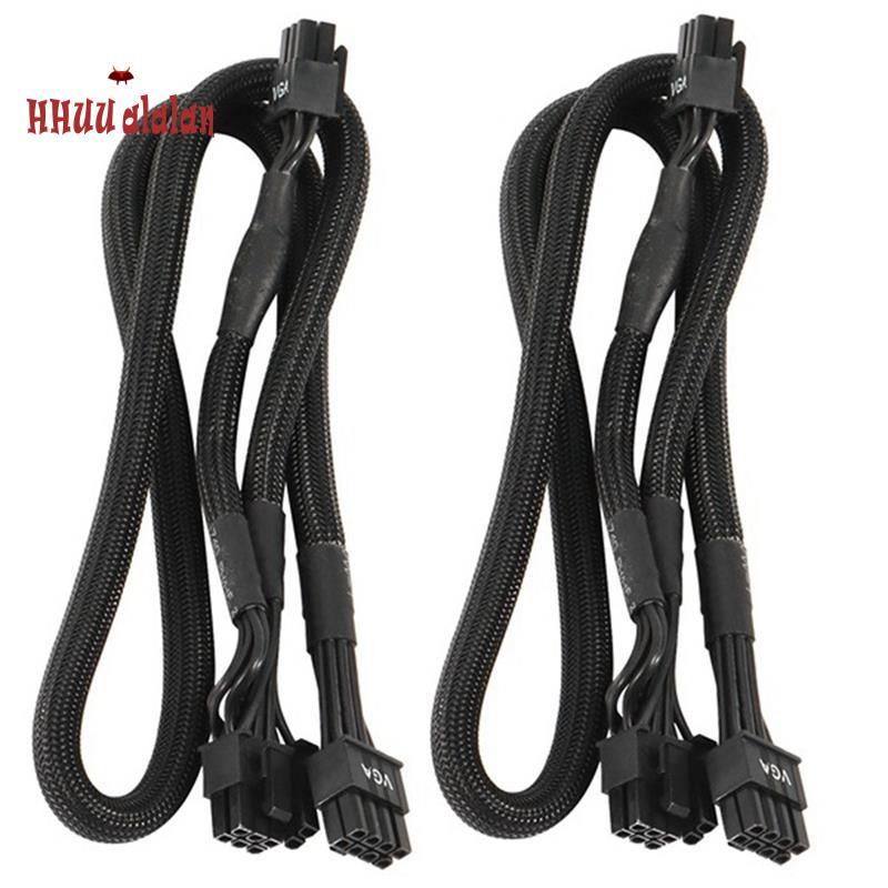 2Pack 8 PIN TO Dual 8 Pin 6 PIN PCIE VGA Cáp cấp nguồn cho Supernova G2 G3 G5 P2 T2 GS G + 650 750 8