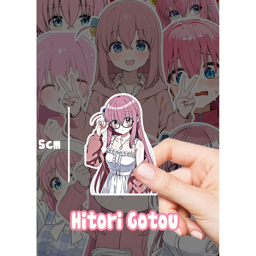 [Bocchi the Rock] Set 91 Sticker Hitori Gotou 🎸 đã cắt sẵn ko trùng nhau bộ sưu tập quà tặng fan