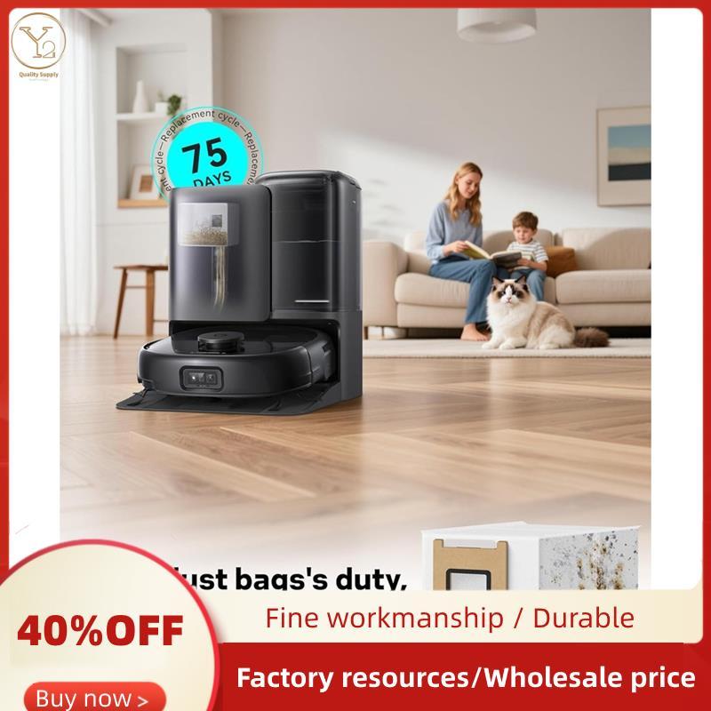 Túi đựng bụi 12 gói E25 E28 Tương thích với máy hút bụi Omni Robot E25 E28, Hệ thống lọc 4 lớp
