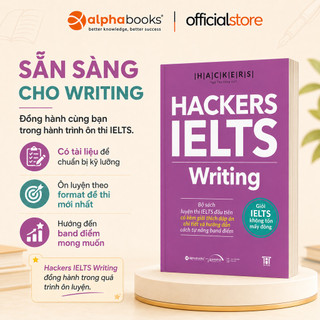 Sách > HACKERS IELTS: Writing (Tái bản mới nhất - Dòng sách ngoại ngữ GAMMA)
