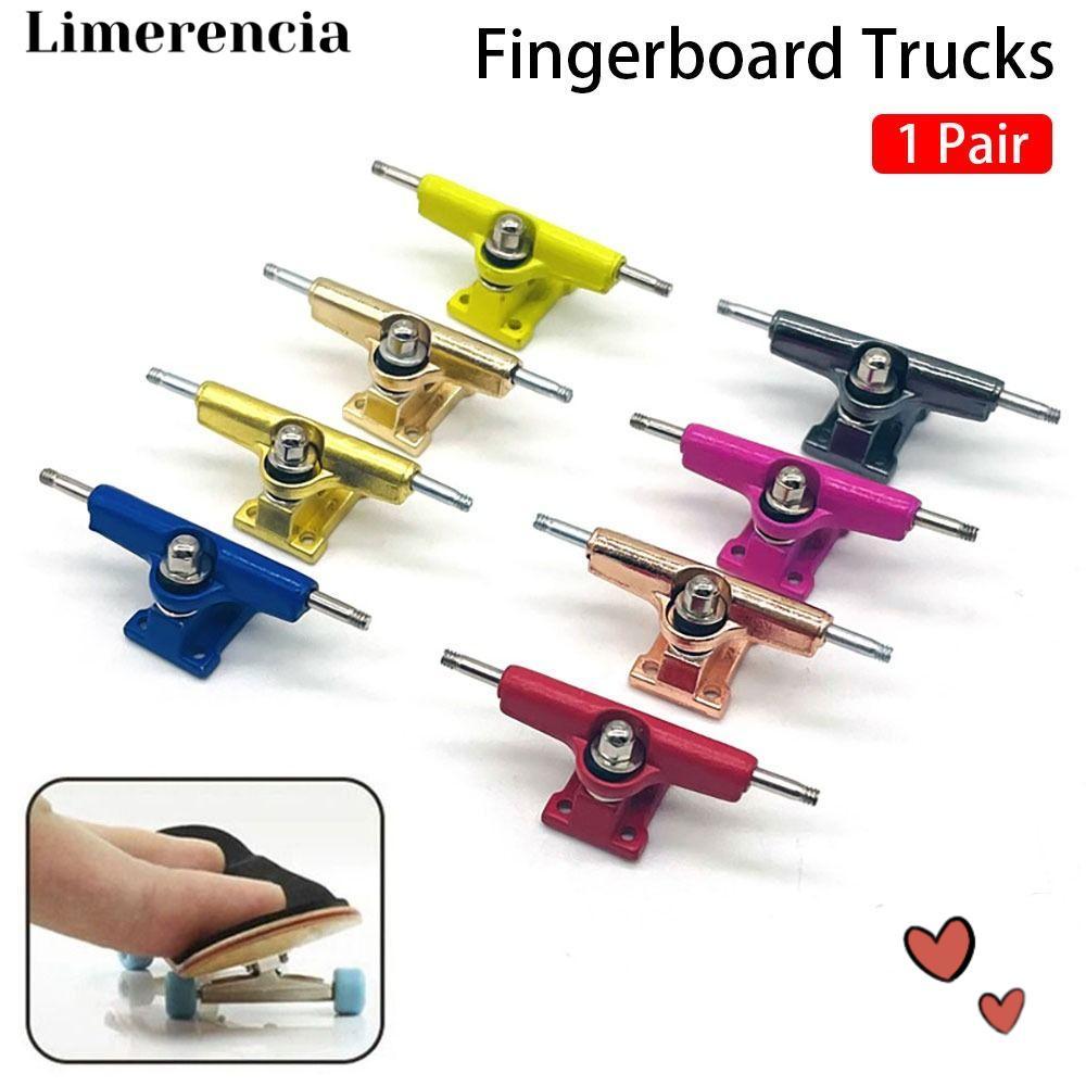 LIMERENCIA 1 Cặp Giá đỡ sàn chịu lực, Bộ sưu tập sở thích đồ chơi Mô hình Fingerboard Truck, Bu lông
