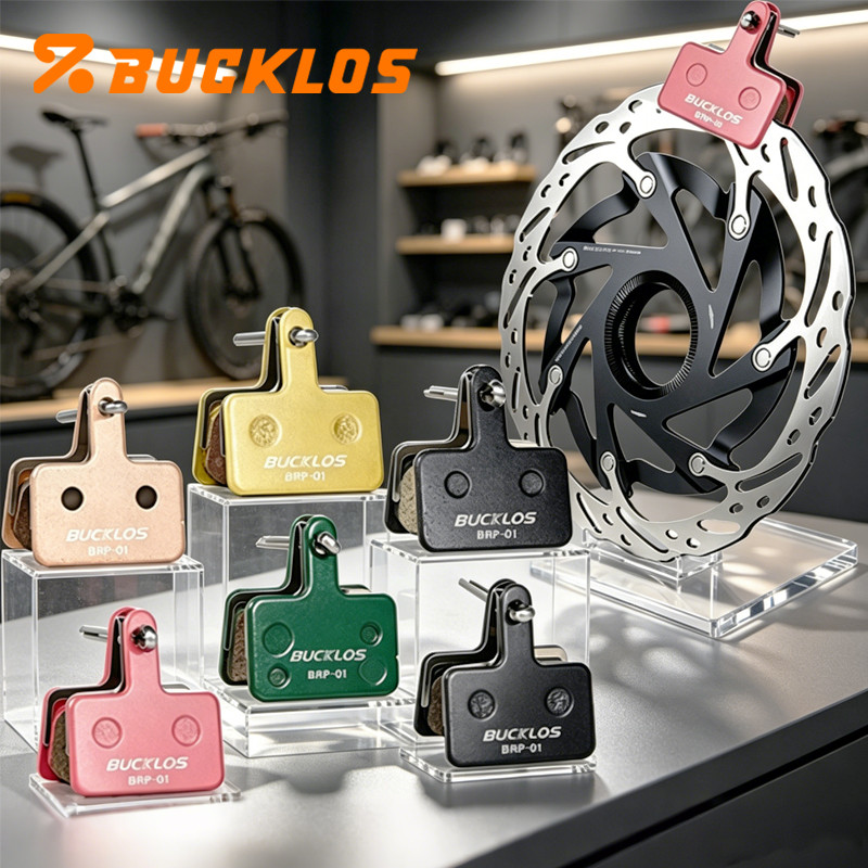 BUCKLOS Má phanh đĩa xe đạp Xe đạp Má phanh đĩa thủy lực Bán kim loại / Nhựa đi xe đạp cho MT200 MT2