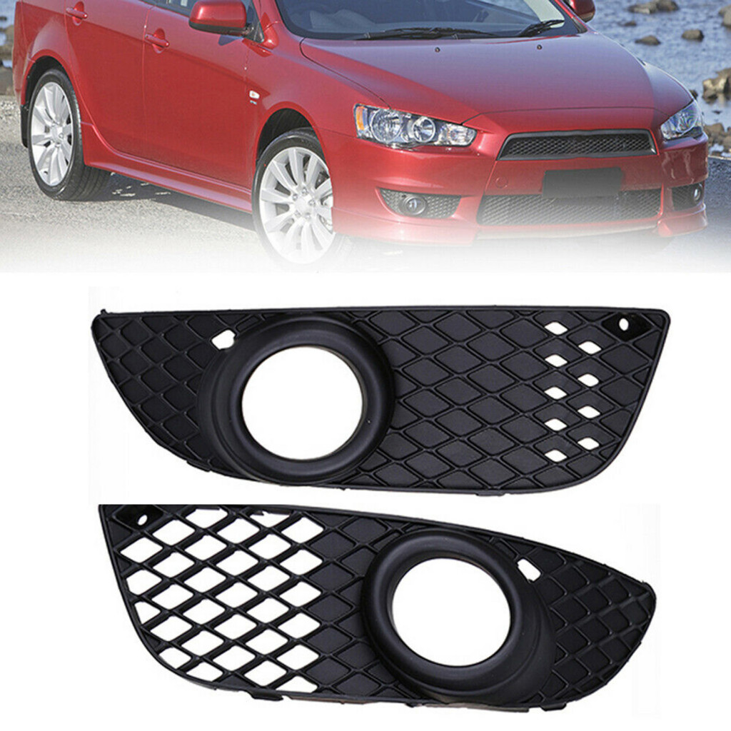 Dành Cho Mitsubishi Lancer 08-13 2 Chiếc Bên Ngoài Phụ Kiện Ốp Lưng Sương Mù Bao Lozenge
