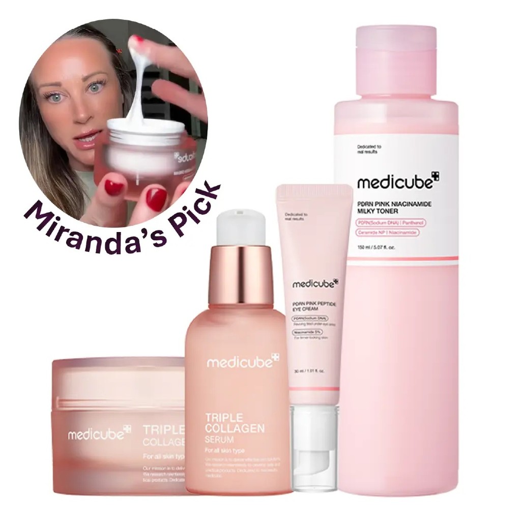 [medicube] Bộ hỗ trợ Barrier của Miranda|HelpstoProtectBarrierwithTripleCollagenComplex, vàPDRN