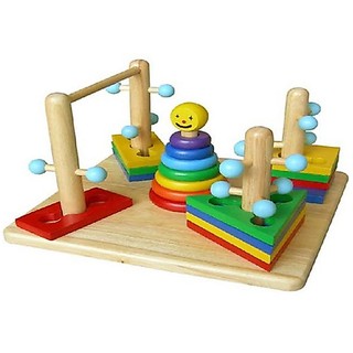 Đồ chơi gỗ - Đường luồn lý thú chính hãng Winwintoys 65072